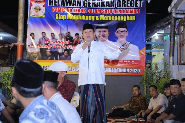 H Hendy Temui Masyarakat Relawan Gerakan Greget yang Rindukan Perubahan di Jember